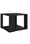 Coffee Table Black 40x40x30 cm Engineered Wood - 3