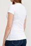 Women's Crew Neck T-Shirt White - 3