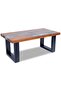 Coffee Table Teak Resin 100x50 cm - 7