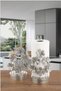 Three-Dimensional Flower Silver Metal Paper Towel Holder-Napkin Holder Home Decoration