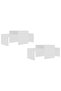 Coffee Table Set White 100x48x40 cm Engineered Wood - 4
