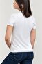 Women's Crew Neck T-Shirt White - 3