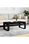 Coffee Table Black 102x50x35 cm Engineered Wood