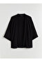 Two Mt Shop Quality Lcw Vision Black Plain Women's Kimono - 6