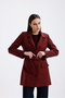 Kadın Kemerli Classy Blazer Ceket - 3
