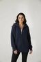 Women's Turn-Down Collar Zippered Knitwear Cardigan - 5