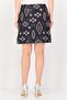 Women Embroidered Mini Skirt, Multicolor - 3