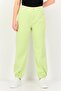 Women Jogger Fit Wash Non-Stretchable Denim, Lime Green