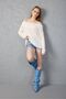 Women's Mercerized Madonna Collar Knitwear Sweater - 3