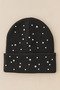 Elegant Women's Beanie with Pearl and Shiny Stone Detailing, Sparkling Women's Knitwear Stylish Comfortable and Non-Slip Knitwear Textured - 4