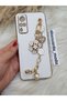 Vivo Y31 2021 Compatible Flowered Stone Laser Cut Shiny Case - 2