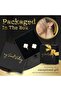 Four Clover Earrings for Women, 18K Gold Plated with Mother of Pearl or Black Agate & Cubic Zirconia - 4