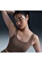 Zenvy Women's Medium-Support Padded Longline Sports Bra