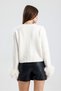 Heart Buttoned Sleeve Tassel Detailed Knitwear Cardigan - 8