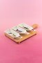 Botanical Bamboo Stand 4-Piece Snack Bowl Set - 2