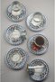 12 Piece Luxury Glass Tea Set for 6 People with Gold Detailing, Gold Color Embroidered Luxury Tea Set - 2