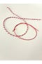 Red Thread Heart Bracelet and Martenitsa Set | An Anklet - 3