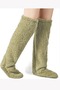 Plush Sleeping Socks Welsoft Over-The-Knee Socks Leg Warmers Slippers Socks Slippers Home Socks - 3