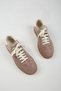 Palminteri 2 Men's Genuine Leather Lace-Up Taupe-Ecru Sneakers - 5