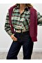 Women's Elva Pink Lumberjack Oversized Shirt - 2
