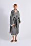 Gray Slit Kimono