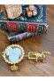 1 Piece Gold-Chariot - Horse Turkish Delight Holder-Table Decor-Luxury Coffee Side Turkish Delight Holder-Cast Frame - 2