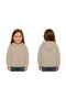 Unisex Plain Unprinted Children's Sweatshirt Hooded 3 Thread Ş Fleece-Lined Fabric - 3