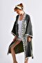 Green-Black Elephant Kimono