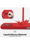 Matte TPU Protective Case, Flippy, for Apple iPhone 16 Pro Max, Full Coverage, Red - 3