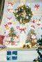 Cute Deer, Christmas Tree, Christmas Tags, Glass Christmas, Wall Christmas Tag - 3