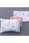 Duvet Cover Set 100% Organic Unicorn Baby Girl 120X150 Compatible with Crib and Park Bed Pink - 8