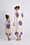Natural Mandala Kimono & Children's Poncho Set - 4