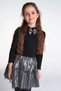 Bll0062 Black Shiny Skirt Suit - 2