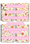 Autumn Leaves Design Wire Spiral A5 Unlined 4-Piece Souvenir, Memory, School Notebook Set - 8