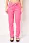 Women Regular Fit Solid Stretchable Formal Pants, Pink