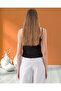 Women's One Shoulder Low-Cut Regular Fit Cotton Blouse - 4