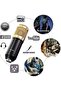 Condenser Microphone Bundle with Live Sound Card Professional Studio Mic with Adjustable Scissor Arm - 4