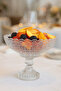 Crystal Glass Pedestal Fruit Bowl Serving Bowl, Salad Bowl – High Quality Stylish Tableware and Decorative Bowl - 2L - 3