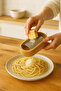 Grater with Bamboo Bowl Stainless Steel Quality Cheese Fruit Vegetable Grater Kitchen Presentation Natural Healthy - 2