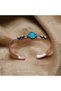 Copper Bracelet Copper Bracelet Copper Bracelet with Natural Stone Tiger's Eye Stone Copper Bracelet Pure Copper - 5