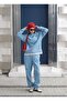 T-Shirt Paneled Winter Tracksuit Set - 4