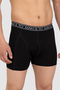 Men's Black Boxer 95% Cotton Lycra Breathable Flexible Comfortable Cut Single Piece