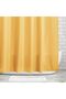 Extra Long Heavy Duty Flat Weave Shower Curtain - 72 x 72 in, Mustard Yellow - 2