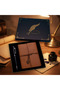 Luxury Vintage Leather Notebook Leaf Detailed Souvenir Diary Set with Antique Pages Boxed Vip Pen Gift - 4