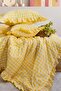 Double Duvet Cover Cotton Cotton Ornamental Overlocked Ruffled (Elastic Sheet) - 3