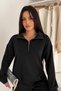 Premium Modal Fabric Half Zipper Women's Sweatshirt 3102 - 5