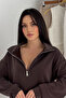 Premium Modal Fabric Half Zipper Women's Sweatshirt 3102 - 5