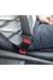 4pcs Car Seat Belt Clips, Metal Seat Belt Insert Tongue, Universal (Black) - 5