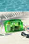 Neon Green Transparent Makeup Bag – Pvc Waterproof Travel Organizer - 4