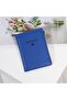 Generic Square Shape Solid Passport Holder Blue - 2